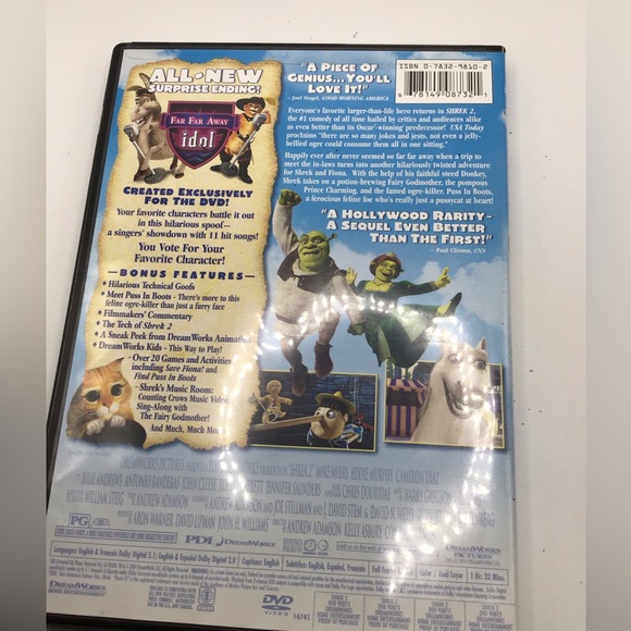 Kids DVD Shrek 2 The Movie - Picture 2 of 2